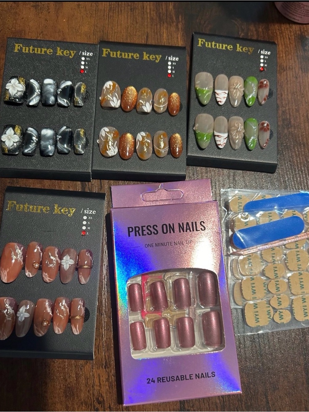 Nails press on nail bundle